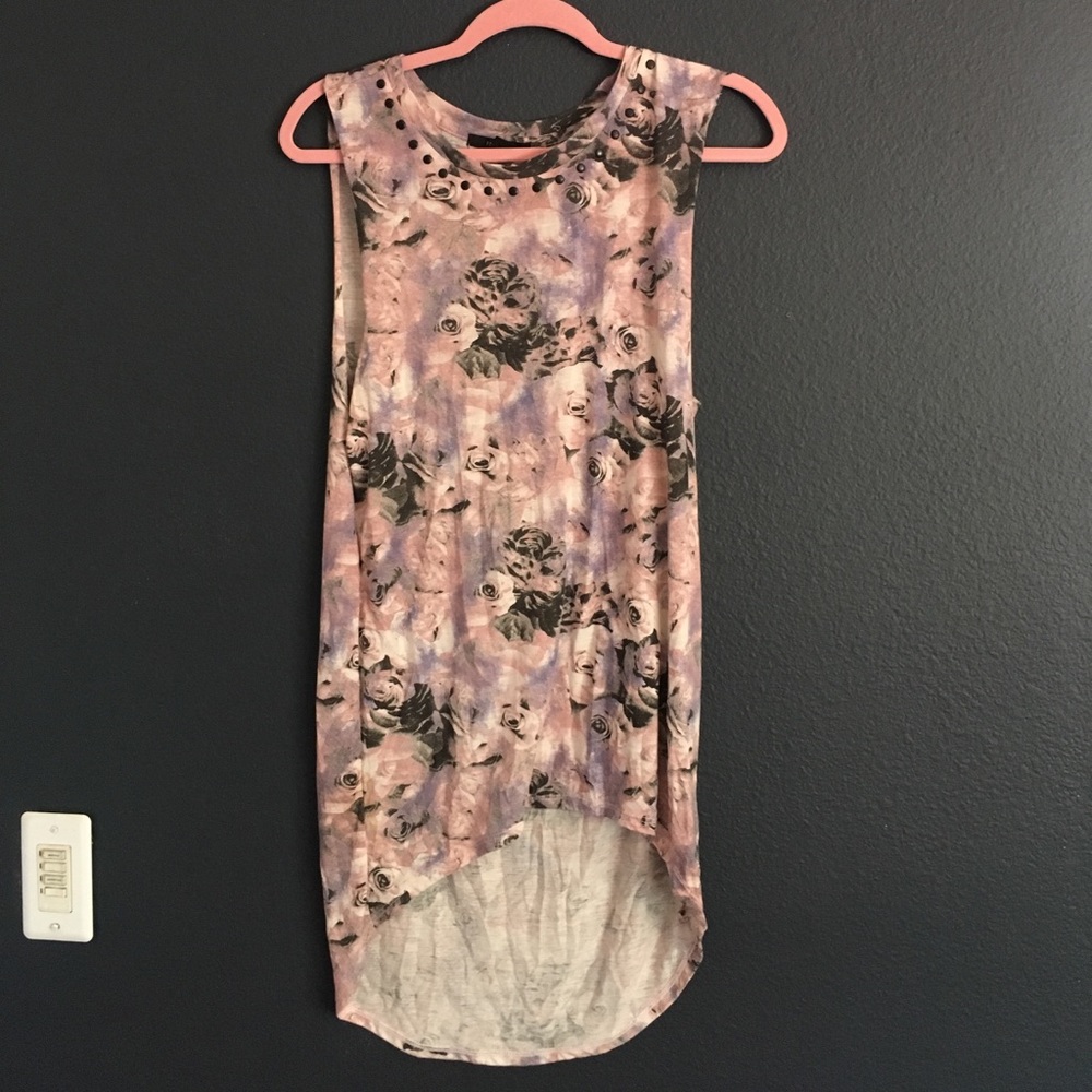 Long Floral Tank